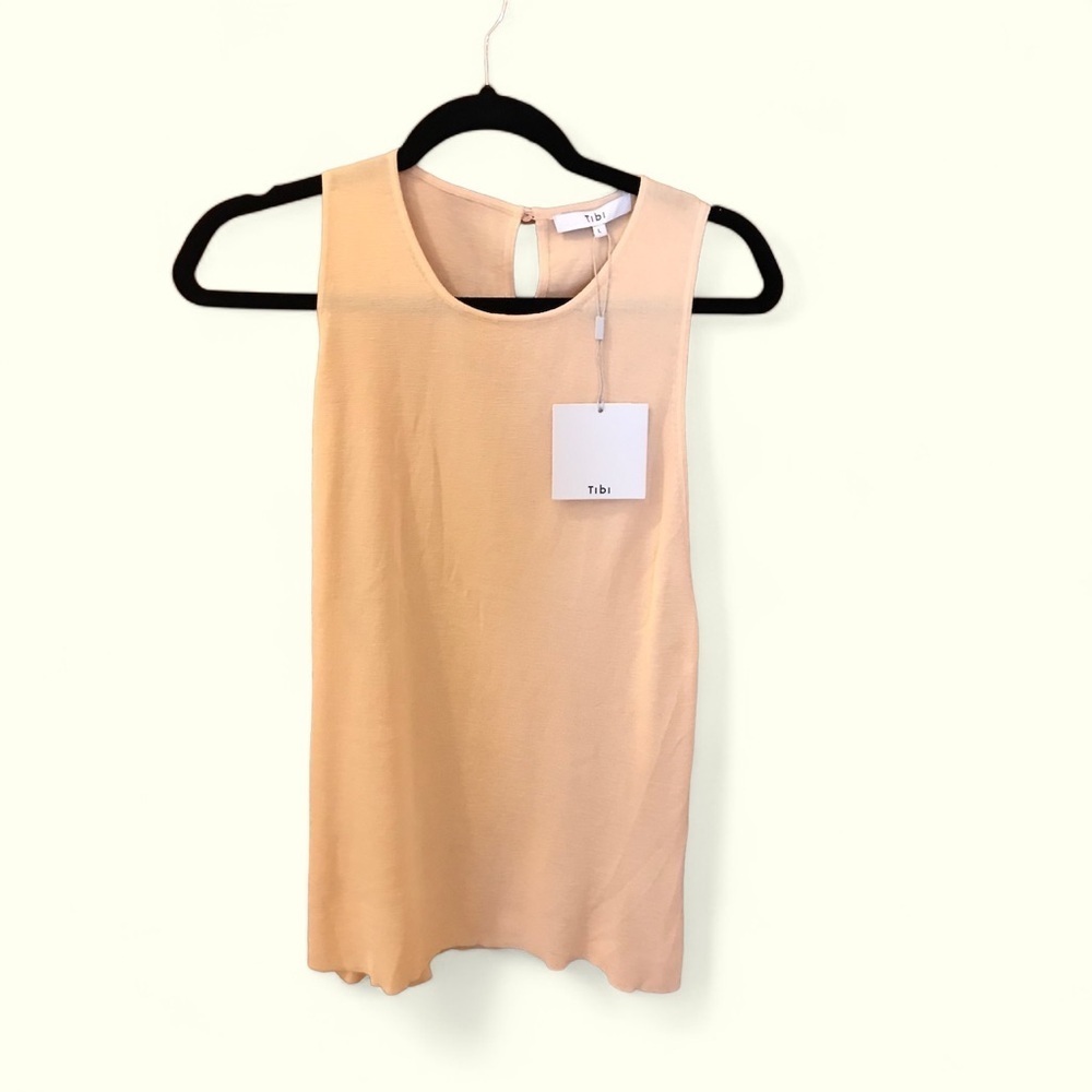 TIBI Clair Sweater, Size L, Color:  Liapr (Yellow), Lightweight & Versat…